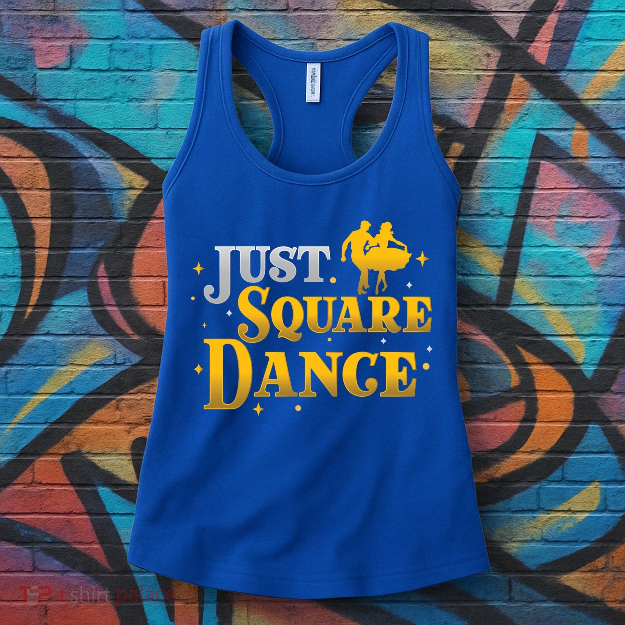 Awesome Just Square Dance For A Square Dancing Square Dancer Gift Women's Tank Top