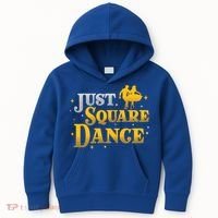 Awesome Just Square Dance For A Square Dancing Square Dancer Gift Kids Hoodie thumb 0