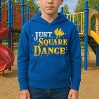 Awesome Just Square Dance For A Square Dancing Square Dancer Gift Kids Hoodie thumb 2