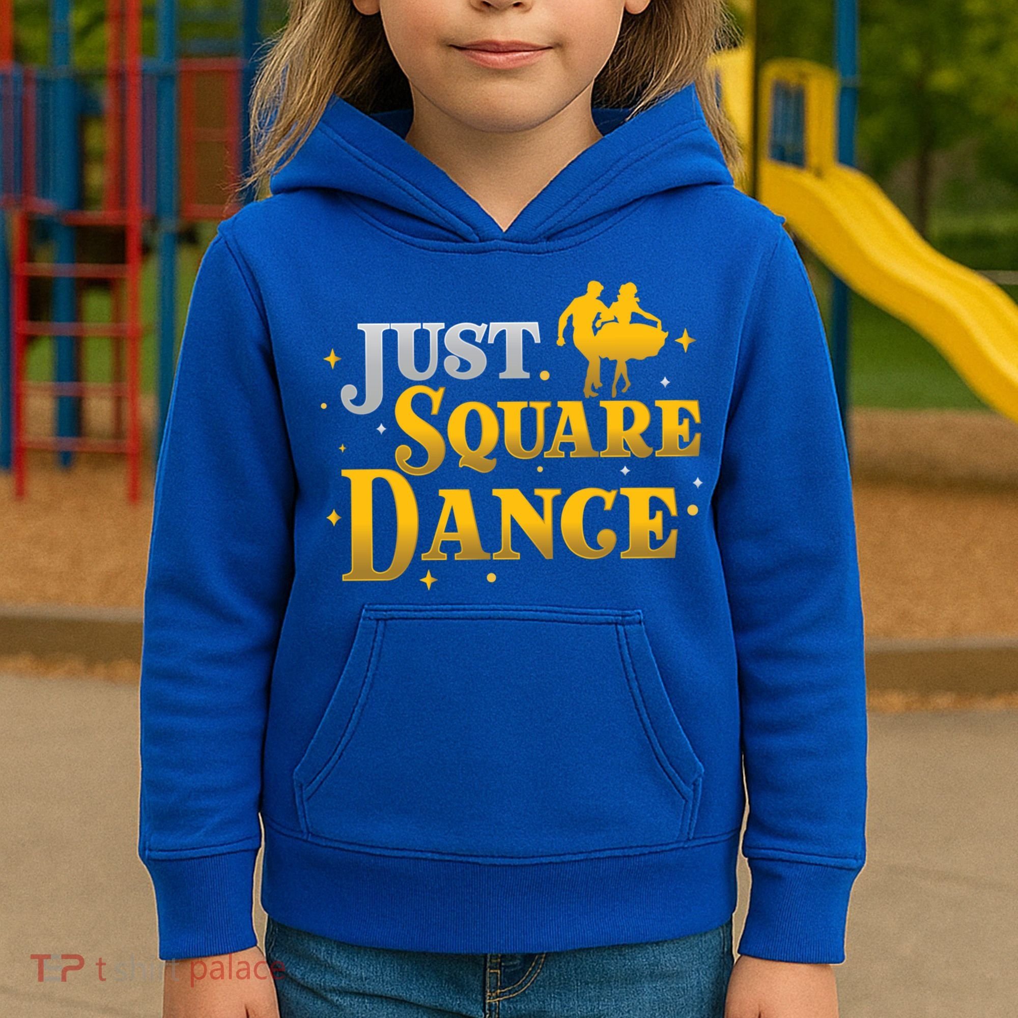 Awesome Just Square Dance For A Square Dancing Square Dancer Gift Kids Hoodie