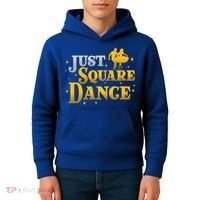 Awesome Just Square Dance For A Square Dancing Square Dancer Gift Kids Hoodie thumb 4