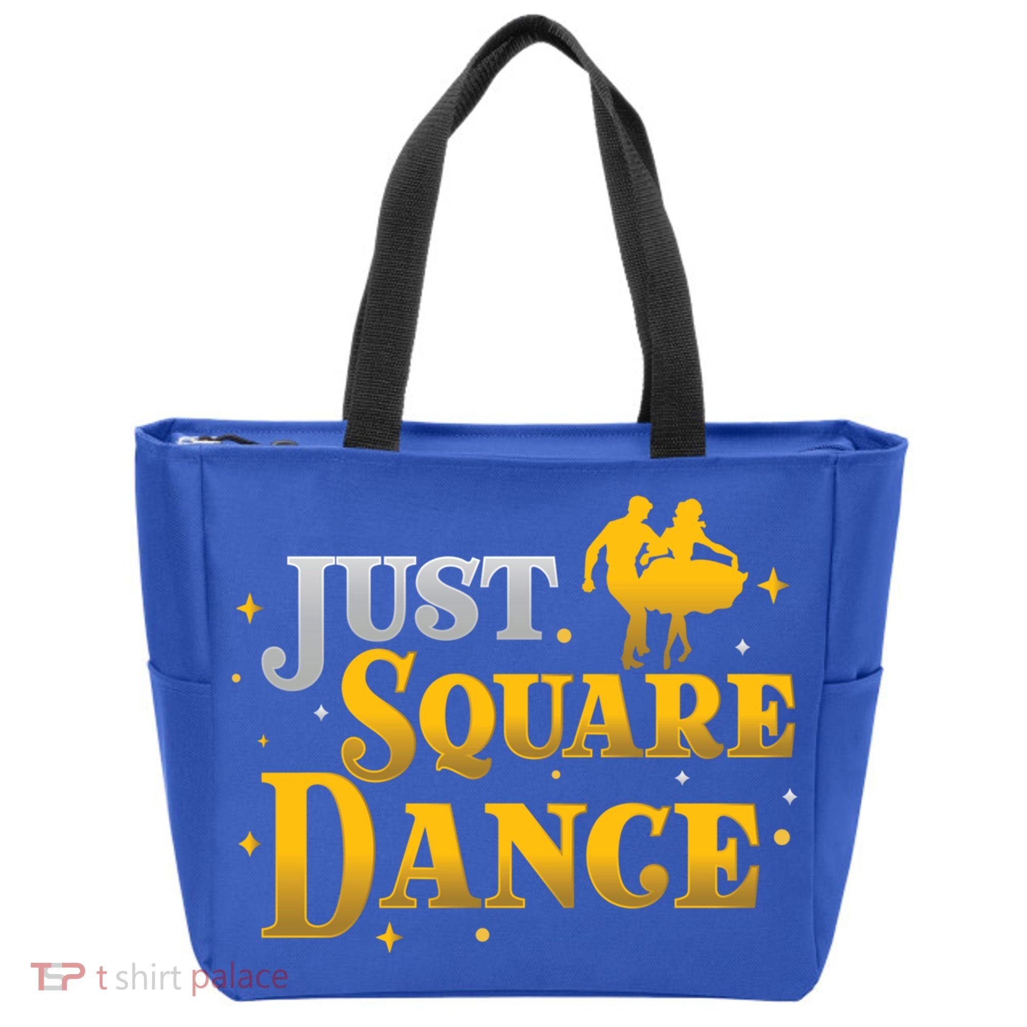 Awesome Just Square Dance For A Square Dancing Square Dancer Gift Tote Bag