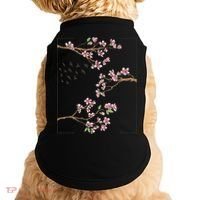 Aesthetic Japanese Style Cherry Blossom Tree Sakura Japan Doggie Tank thumb 0