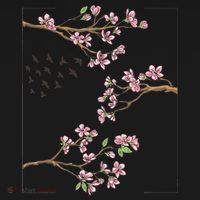 Aesthetic Japanese Style Cherry Blossom Tree Sakura Japan Bucket Hat thumb 4