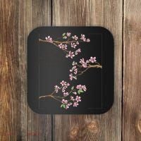 Aesthetic Japanese Style Cherry Blossom Tree Sakura Japan Coaster thumb 0