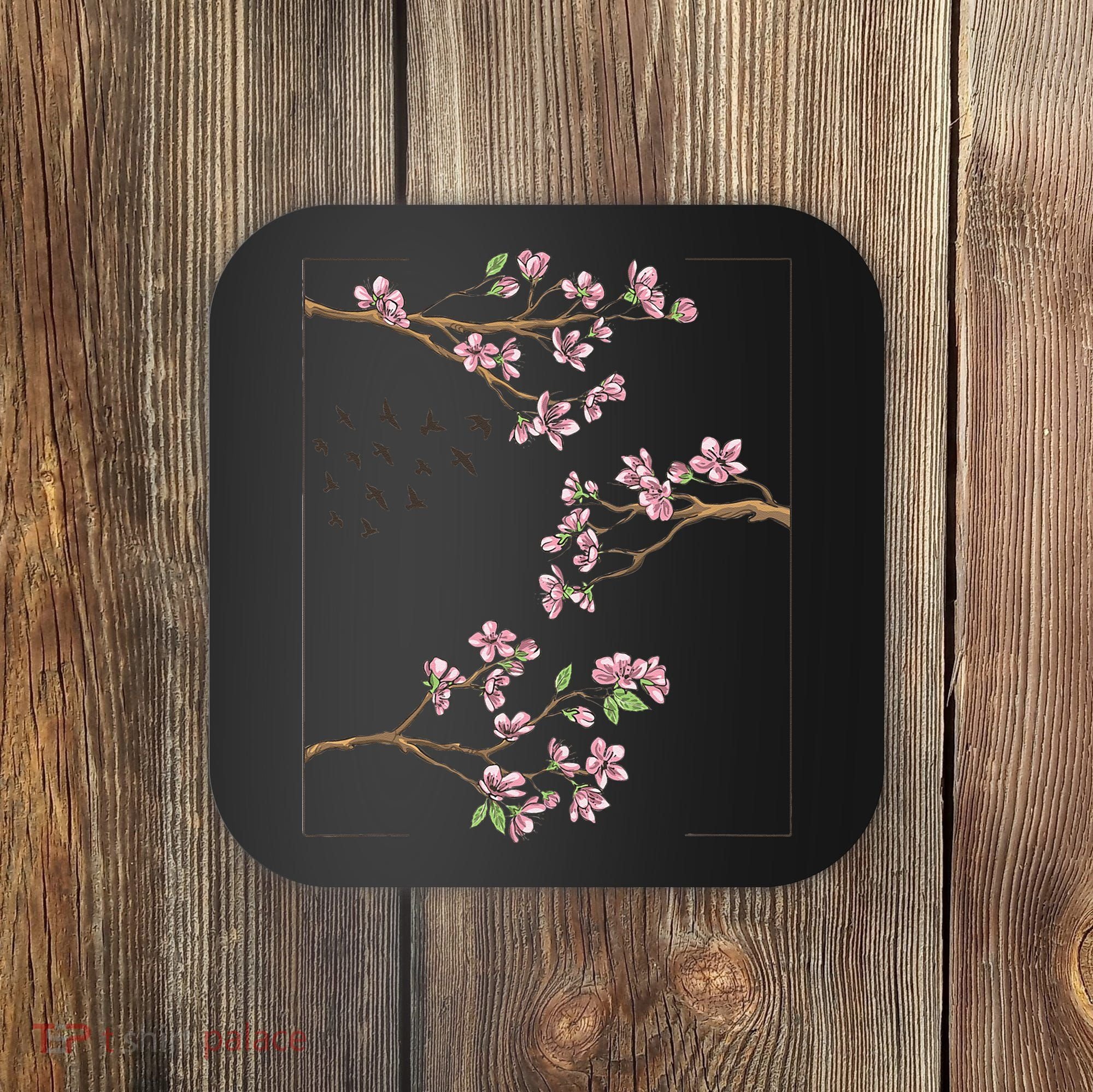 Aesthetic Japanese Style Cherry Blossom Tree Sakura Japan Coaster