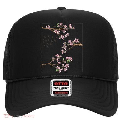 Aesthetic Japanese Style Cherry Blossom Tree Sakura Japan Hat