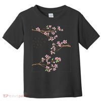 Aesthetic Japanese Style Cherry Blossom Tree Sakura Japan Toddler T-Shirt thumb 0