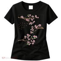 Aesthetic Japanese Style Cherry Blossom Tree Sakura Japan Women's T-Shirt thumb 0