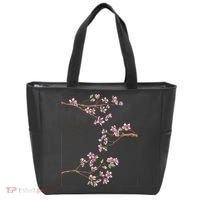 Aesthetic Japanese Style Cherry Blossom Tree Sakura Japan Tote Bag thumb 0