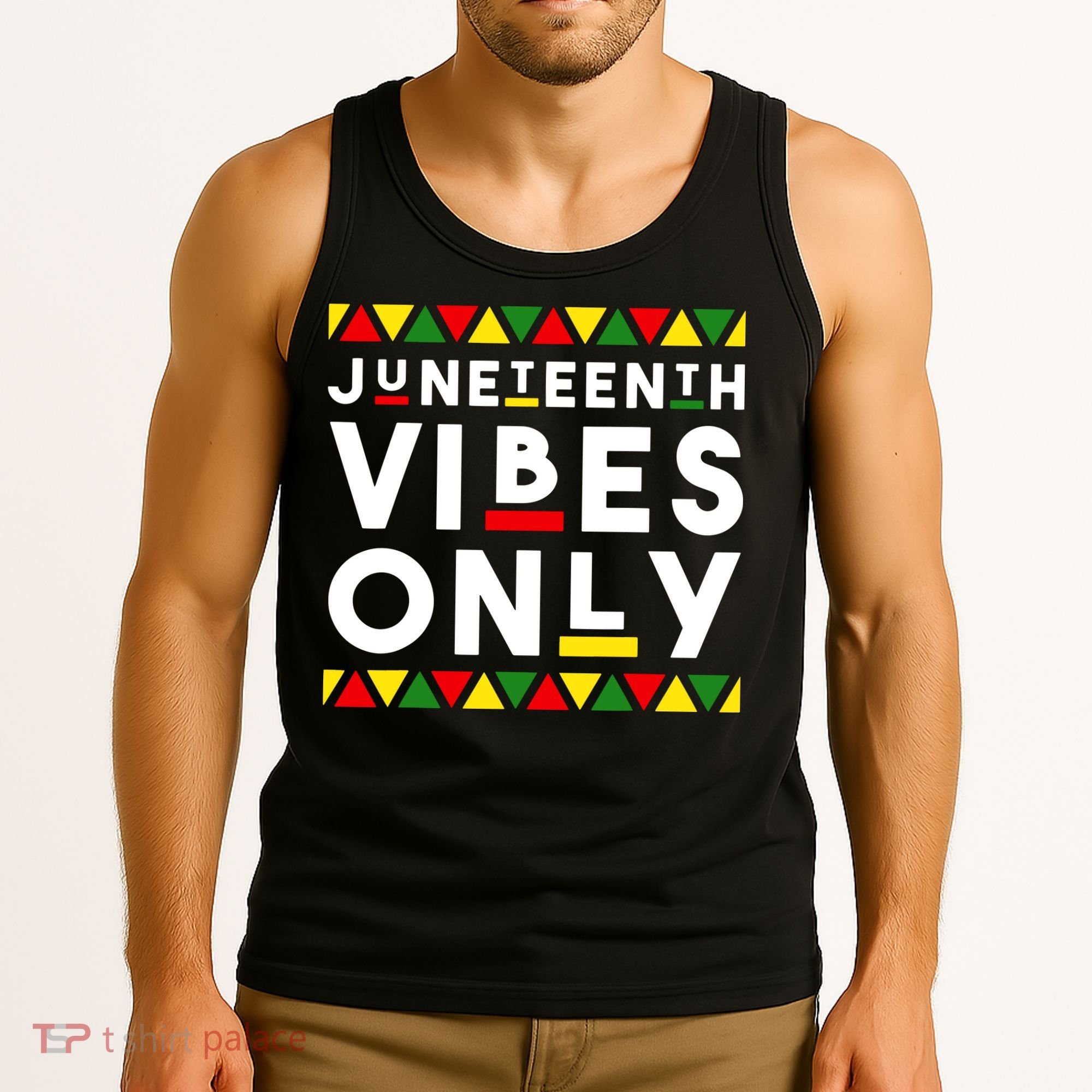 Awesome Juneteenth Shirt Juneteenth Vibes Only Independence Tank Top