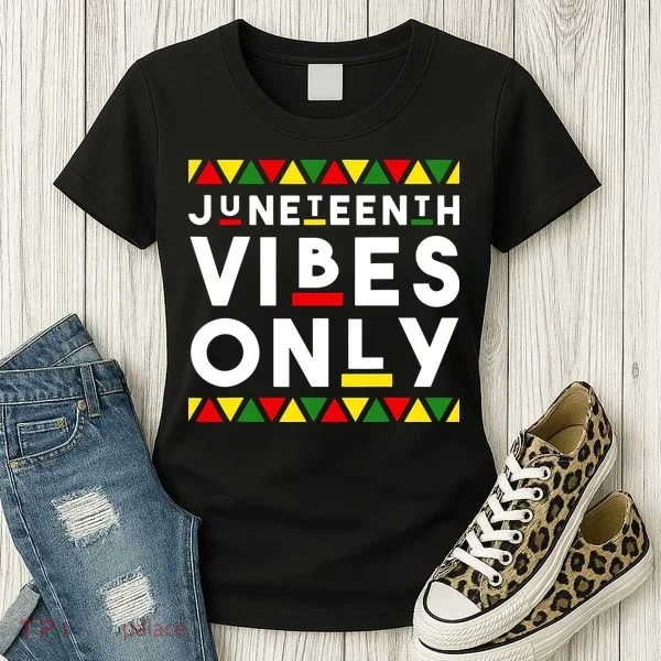 Awesome Juneteenth Shirt Juneteenth Vibes Only Independence Women's T-Shirt