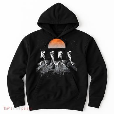 Astronauts Journey To Mars Astronauts In Walking In Space Hoodie