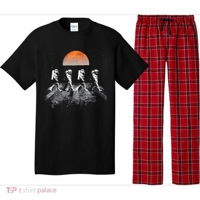 Astronauts Journey To Mars Astronauts In Walking In Space Pajama Set