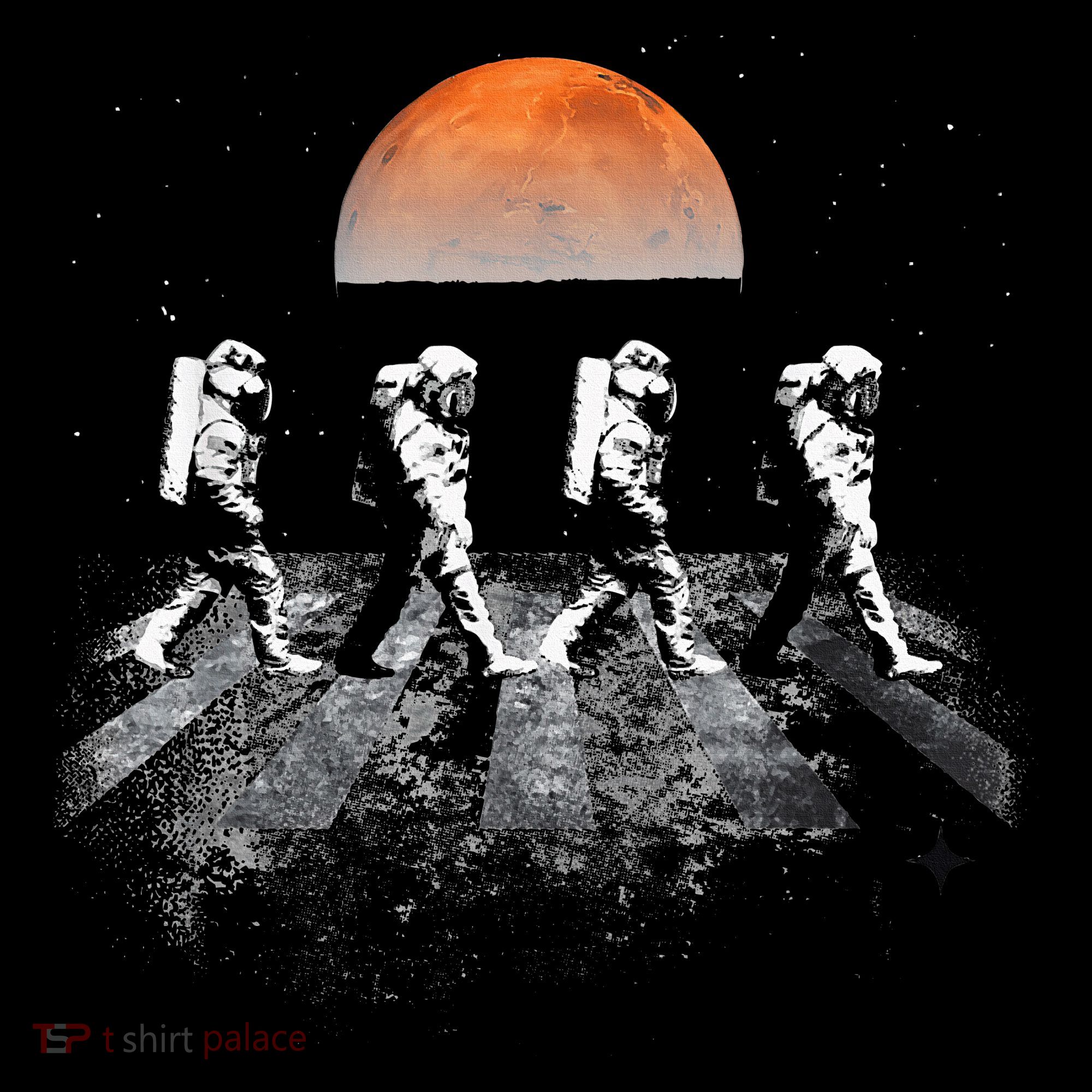 Astronauts Journey To Mars Astronauts In Walking In Space Women's Hoodie