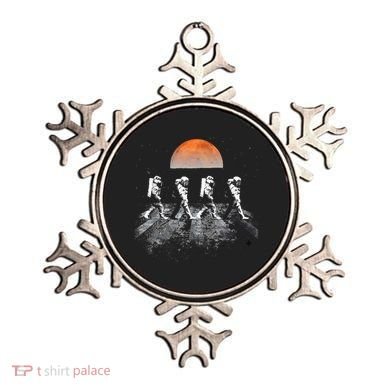 Astronauts Journey To Mars Astronauts In Walking In Space Ornament