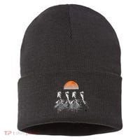 Astronauts Journey To Mars Astronauts In Walking In Space Sustainable Knit Beanie thumb 0