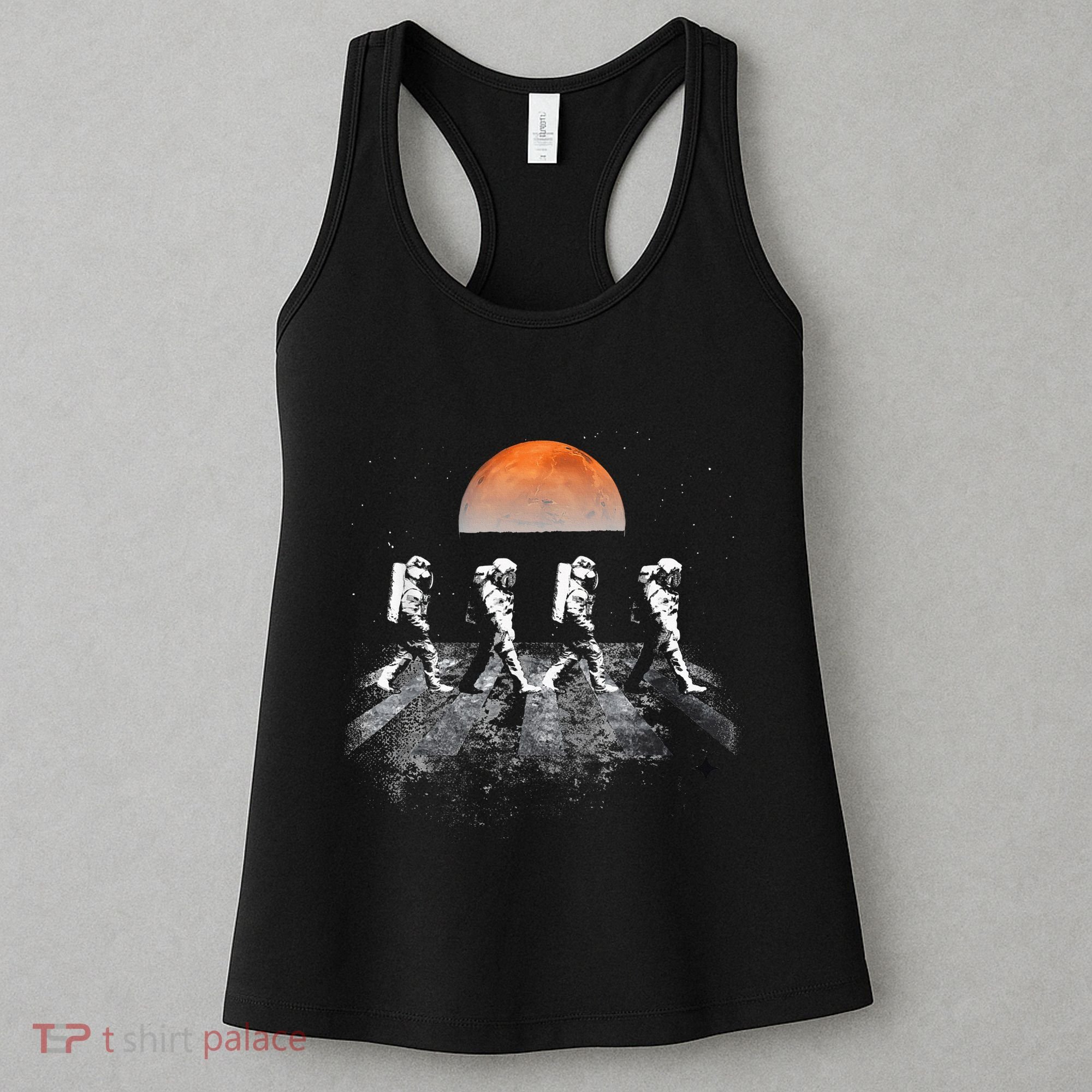 Astronauts Journey To Mars Astronauts In Walking In Space Women's Tank Top