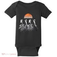 Astronauts Journey To Mars Astronauts In Walking In Space Baby Bodysuit thumb 0