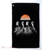 Astronauts Journey To Mars Astronauts In Walking In Space Golf Towel thumb 0