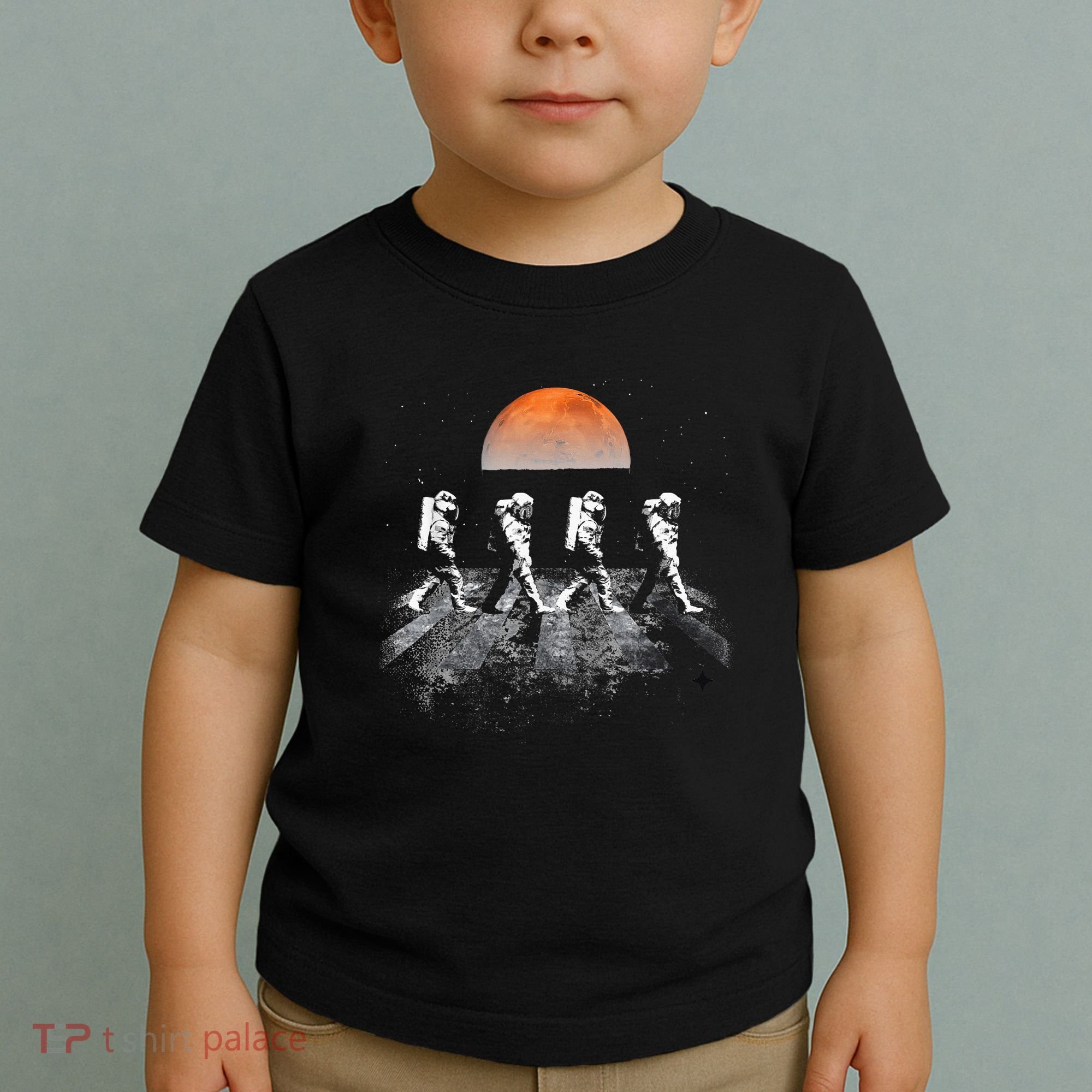 Astronauts Journey To Mars Astronauts In Walking In Space Toddler T-Shirt