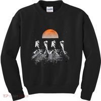 Astronauts Journey To Mars Astronauts In Walking In Space Kids Sweatshirt thumb 0