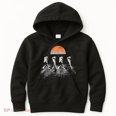 Astronauts Journey To Mars Astronauts In Walking In Space Kids Hoodie
