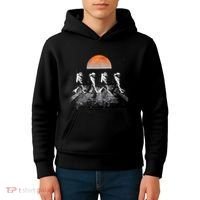 Astronauts Journey To Mars Astronauts In Walking In Space Kids Hoodie thumb 4