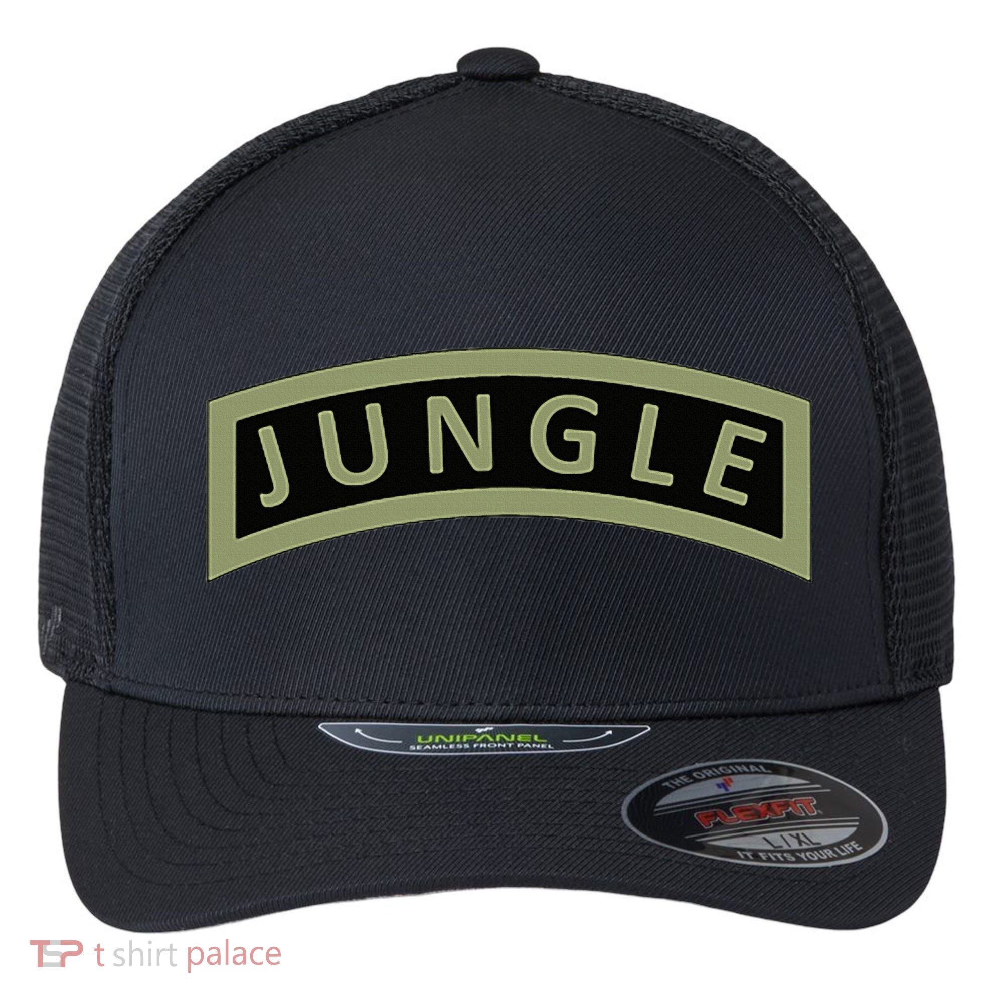 Army Jungle Tab Flexfit Unipanel Trucker Cap