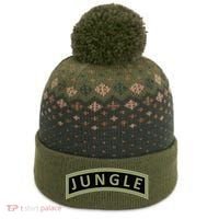 Army Jungle Tab The Baniff Cuffed Pom Beanie thumb 0