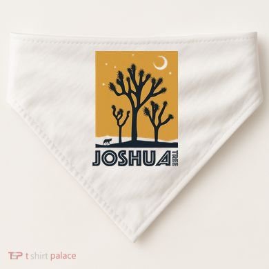 America Joshua Tree California USA-Made Doggie Bandana