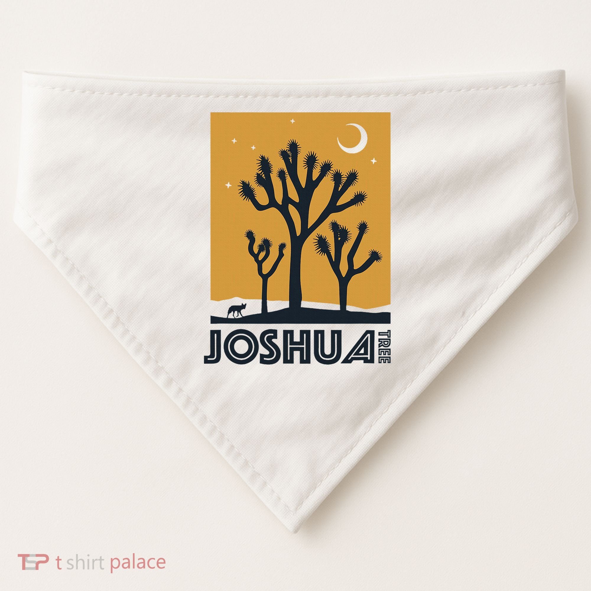 America Joshua Tree California USA-Made Doggie Bandana