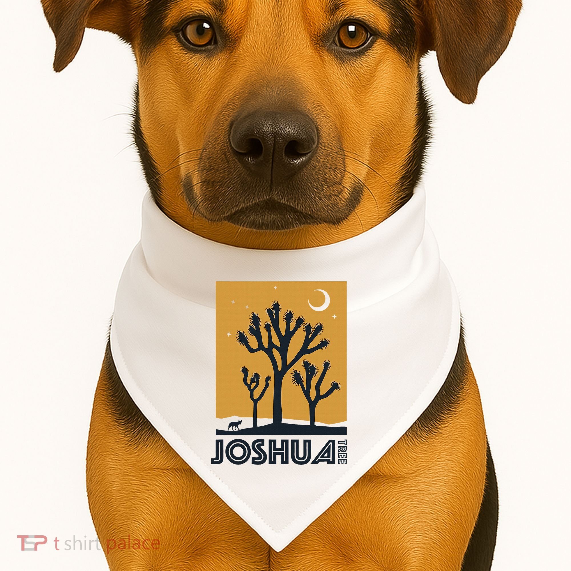 America Joshua Tree California USA-Made Doggie Bandana