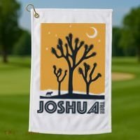 America Joshua Tree California Golf Towel thumb 1