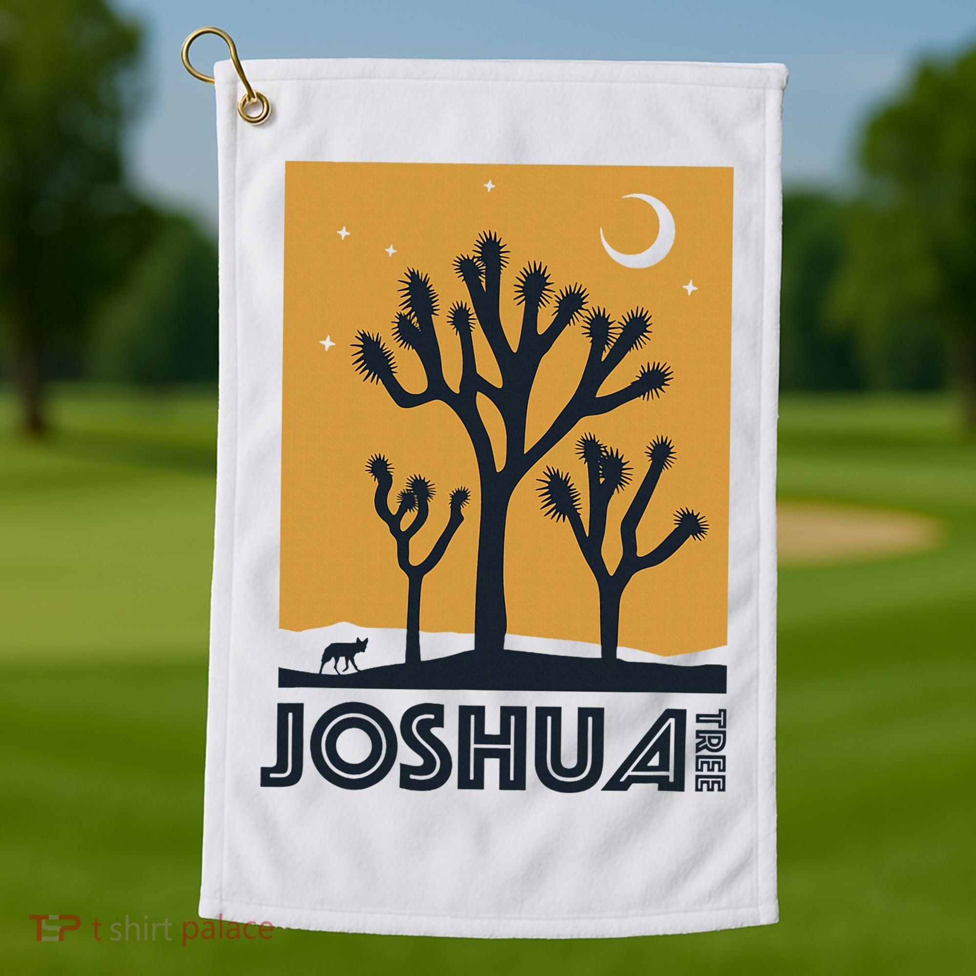America Joshua Tree California Golf Towel