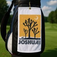 America Joshua Tree California Golf Towel thumb 2