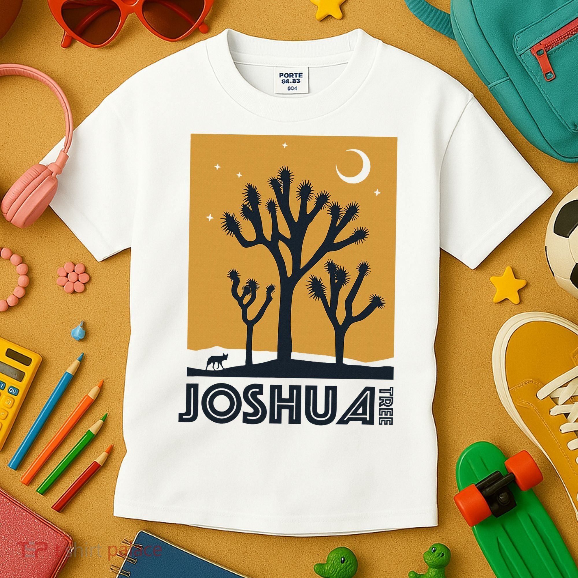America Joshua Tree California Kids T-Shirt