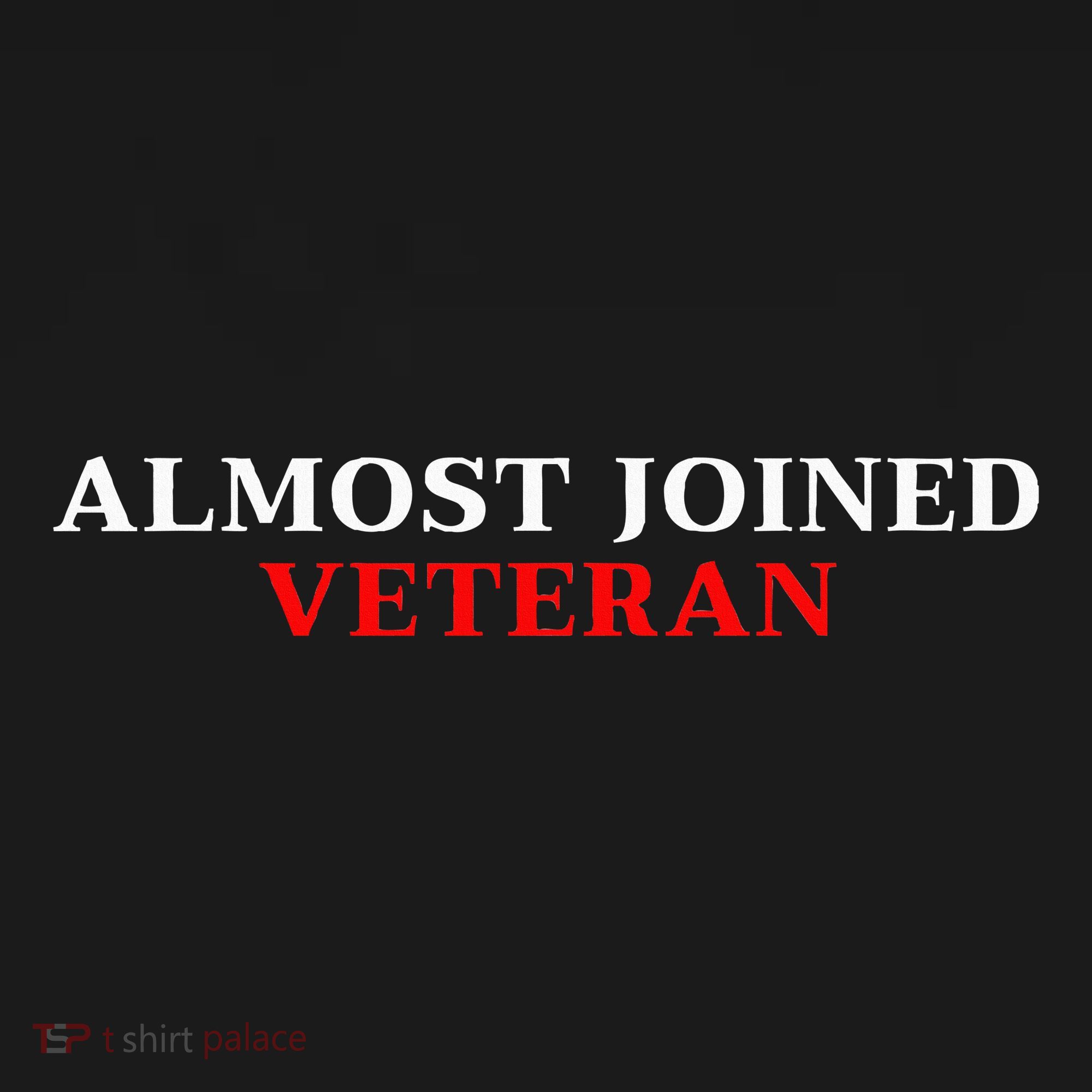 Almost Joined Veteran Funny Apparel Polo