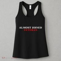 Almost Joined Veteran Funny Apparel Women's Tank Top thumb 3