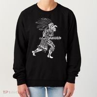 Aztec Jaguar Warrior Mayan Warrior Ancient Aztec Women's Sweatshirt thumb 0