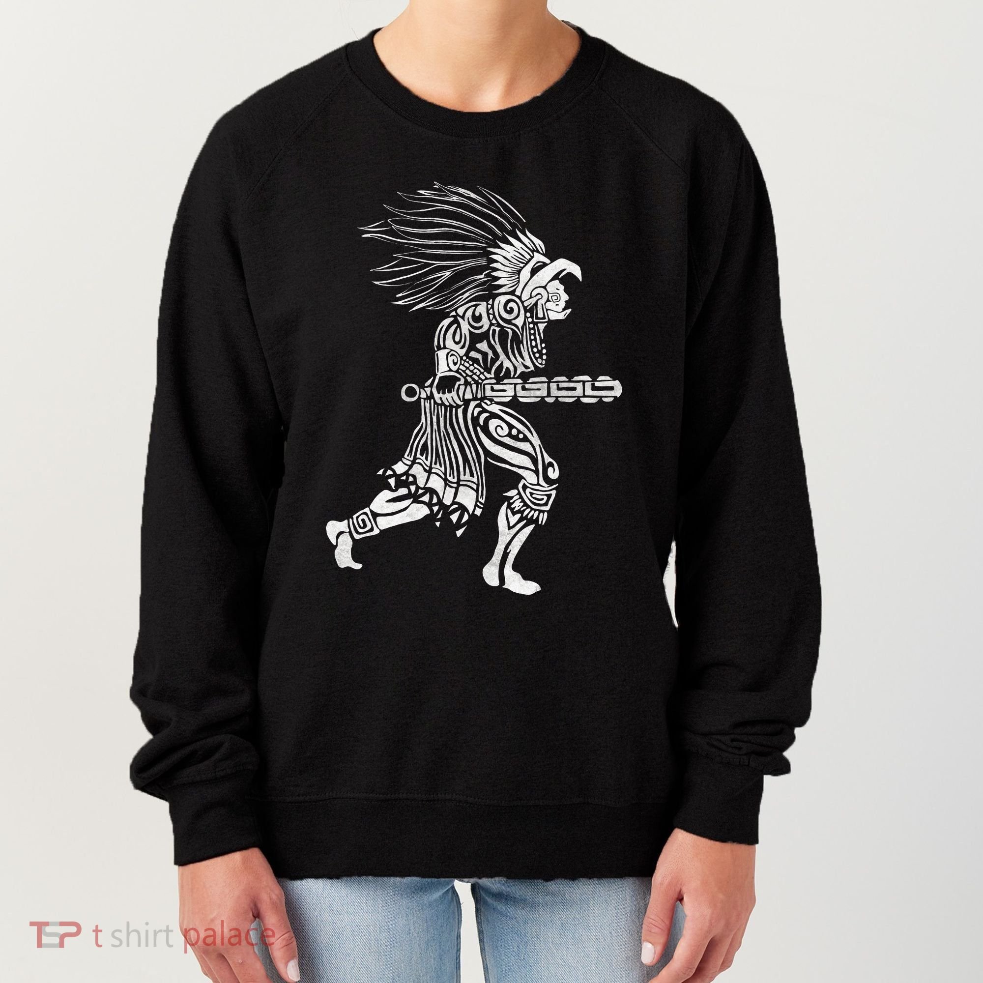 Aztec Jaguar Warrior Mayan Warrior Ancient Aztec Women's Sweatshirt