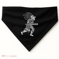 Aztec Jaguar Warrior Mayan Warrior Ancient Aztec USA-Made Doggie Bandana thumb 0
