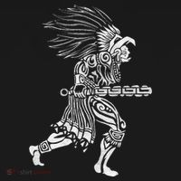 Aztec Jaguar Warrior Mayan Warrior Ancient Aztec USA-Made Doggie Bandana thumb 2
