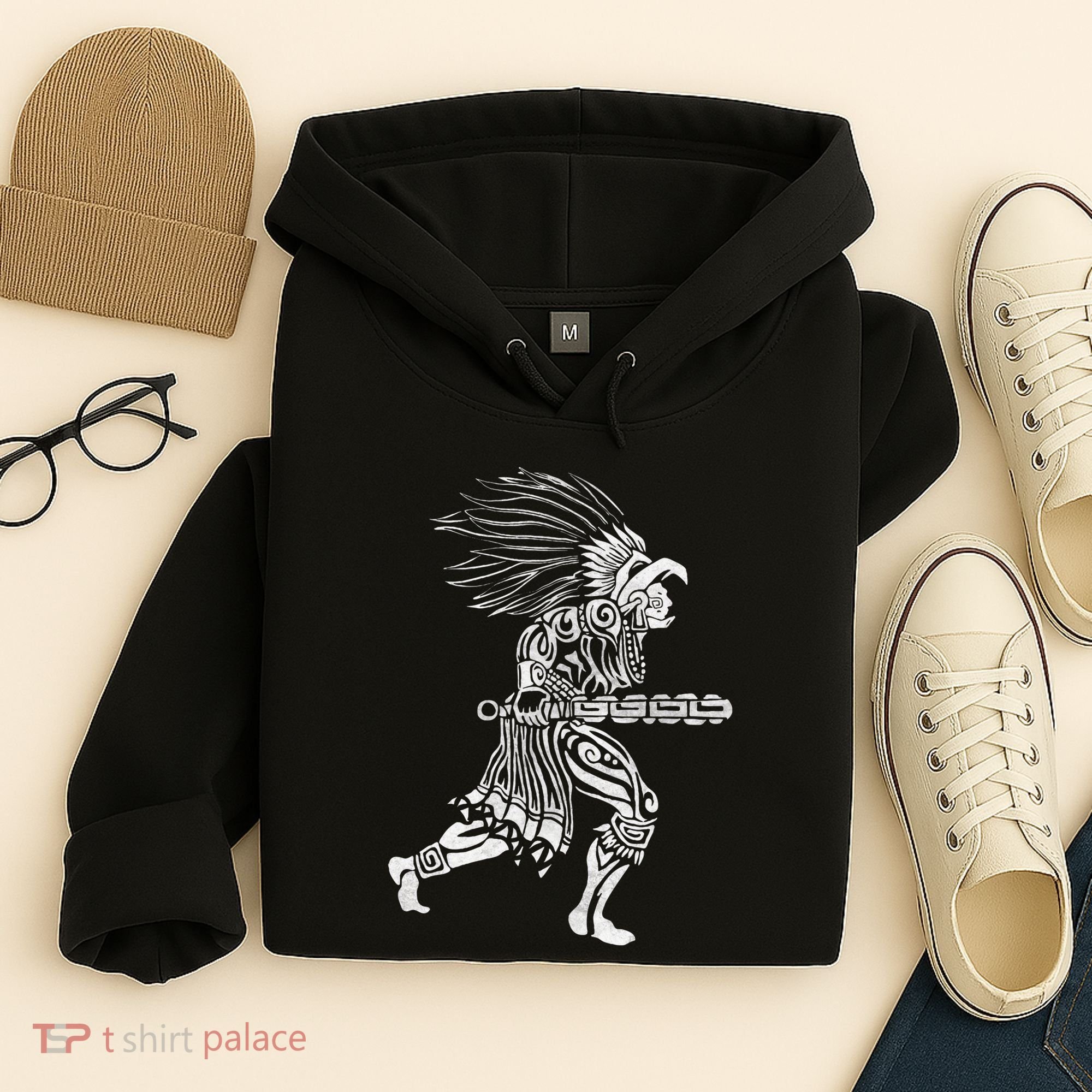 Aztec Jaguar Warrior Mayan Warrior Ancient Aztec Hoodie