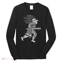 Aztec Jaguar Warrior Mayan Warrior Ancient Aztec Long Sleeve Shirt thumb 0