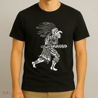 Aztec Jaguar Warrior Mayan Warrior Ancient Aztec T-Shirt thumb 3
