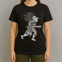 Aztec Jaguar Warrior Mayan Warrior Ancient Aztec T-Shirt thumb 4