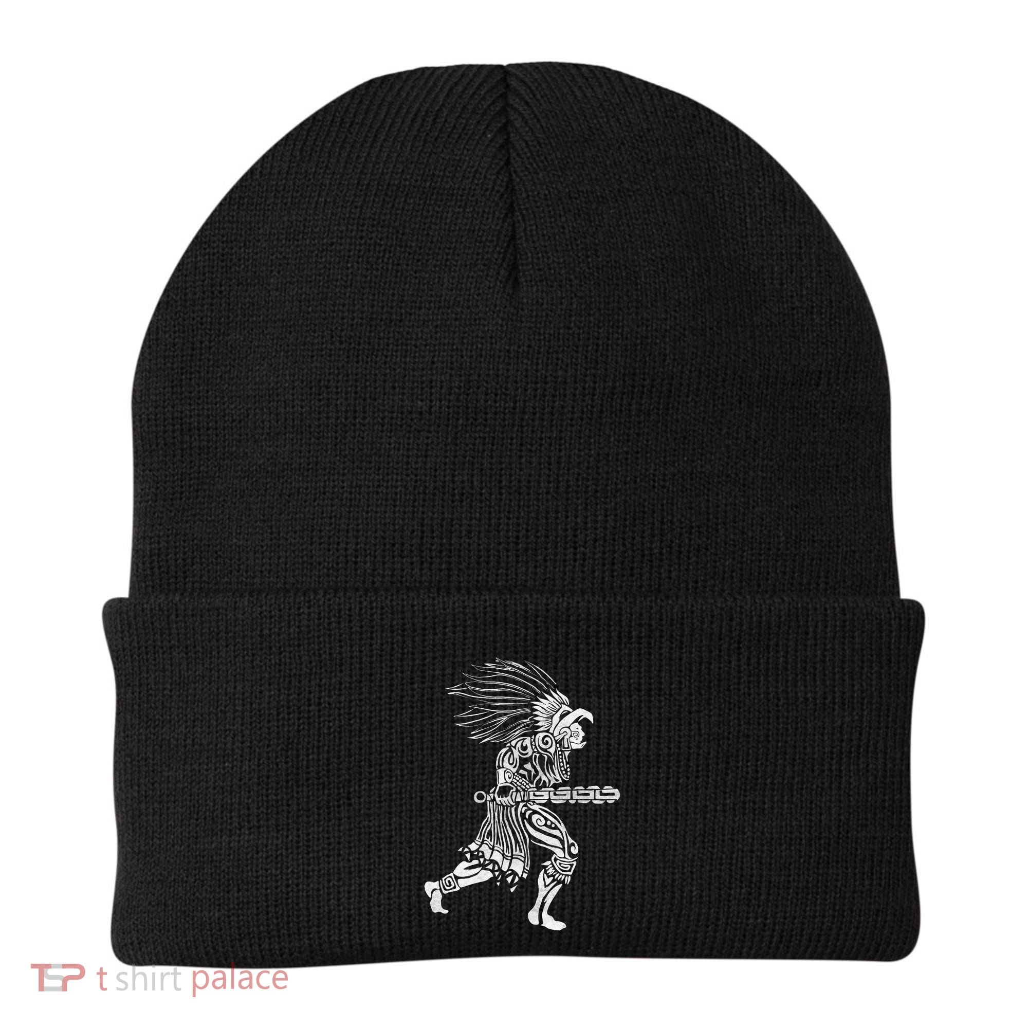 Aztec Jaguar Warrior Mayan Warrior Ancient Aztec Beanie