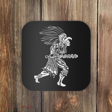 Aztec Jaguar Warrior Mayan Warrior Ancient Aztec Coaster