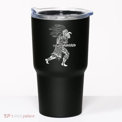 Aztec Jaguar Warrior Mayan Warrior Ancient Aztec Tumbler